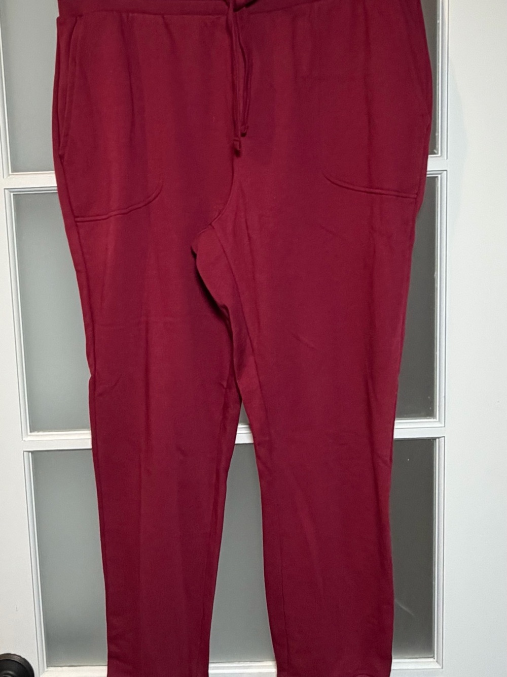 Gap Women's Maroon Drawstring Joggers. Large. Like New